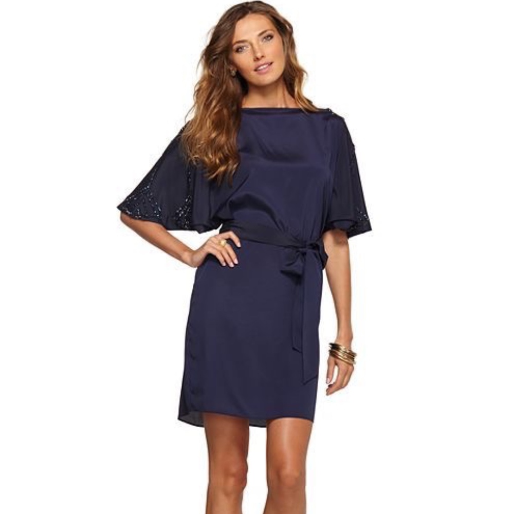 Lilly Pulitzer Demurs Tunic - Navy Small